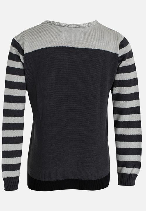 See-Saw - Striped Jersey Grey