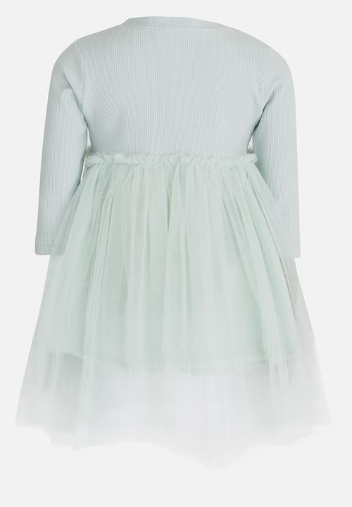 Pop Candy - Lace Detail Dress Mint