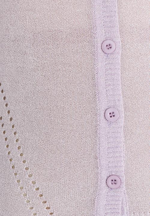 Pop Candy - Longer Lengh Cardigan Mid Purple