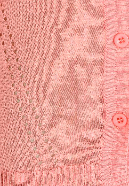 Pop Candy - Longer Lengh Cardigan Coral