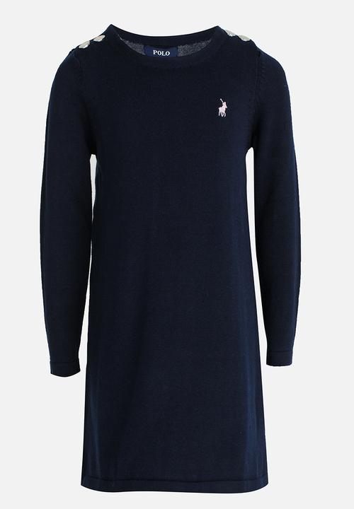 POLO - Anna LS Knitted Dress Navy