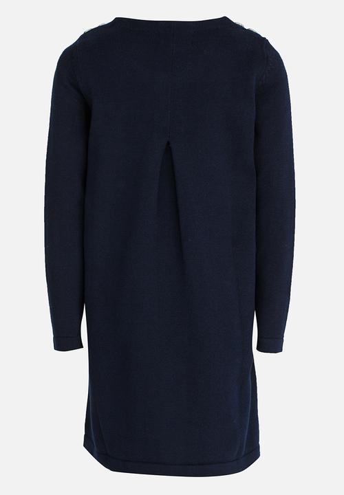 POLO - Anna LS Knitted Dress Navy