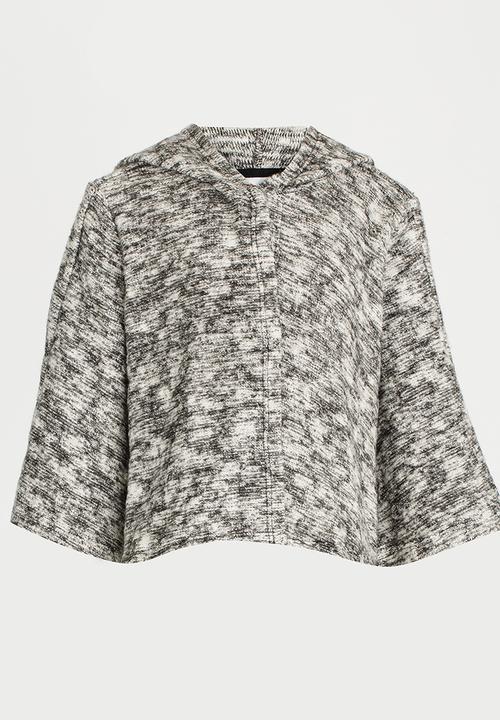 Pop Candy - Hooded Jacket Grey Melange