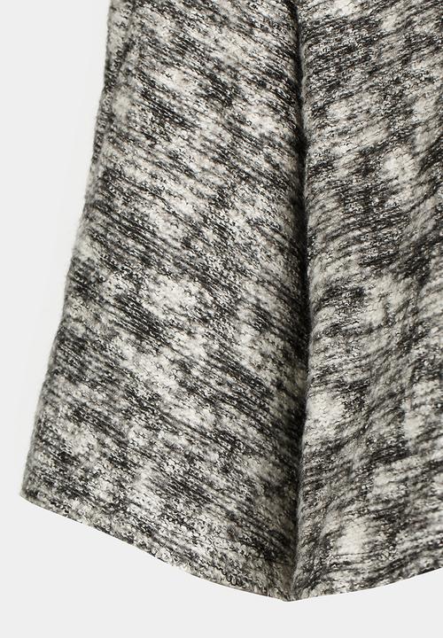 Pop Candy - Hooded Jacket Grey Melange