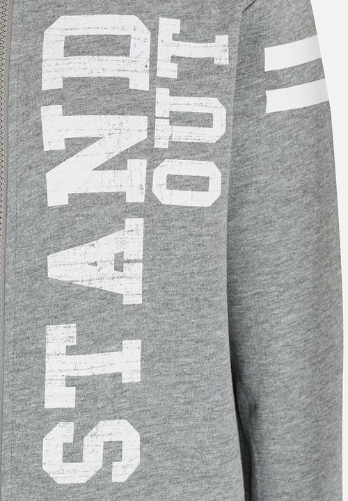 Name It - Zip Through Hoody Grey