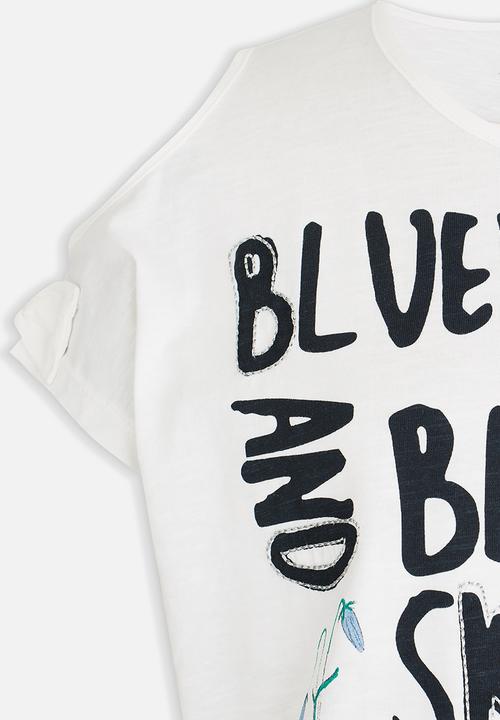 Name It - Printed T-shirt - White