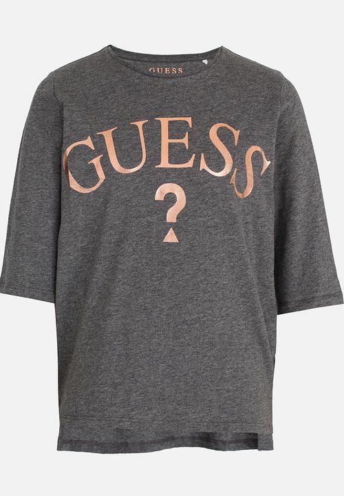 GUESS - Girls High Low Tee Grey