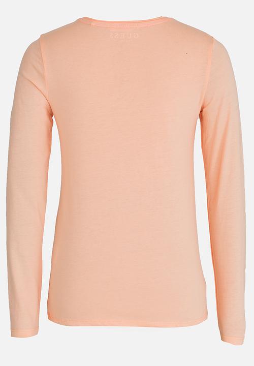 GUESS - Girls Shadow Tee Peach