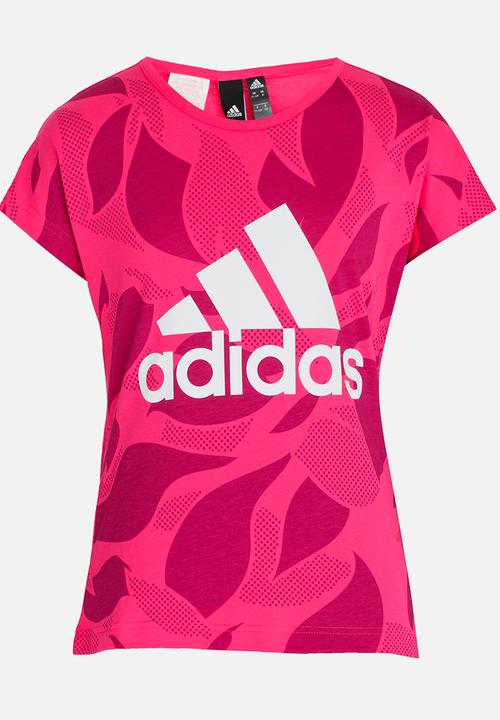 adidas Performance - Graphic Logo Tee Magenta