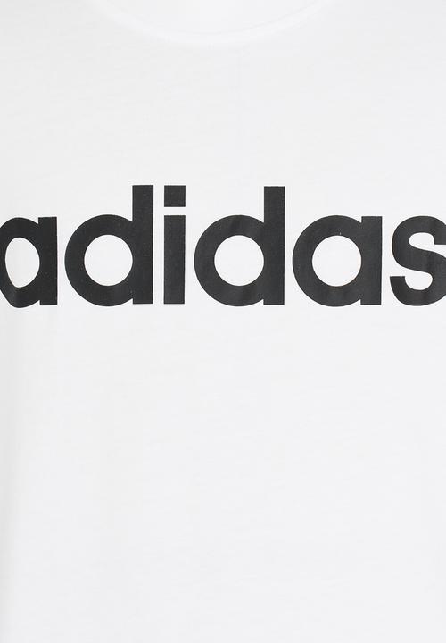 adidas Performance - Linear Tee White