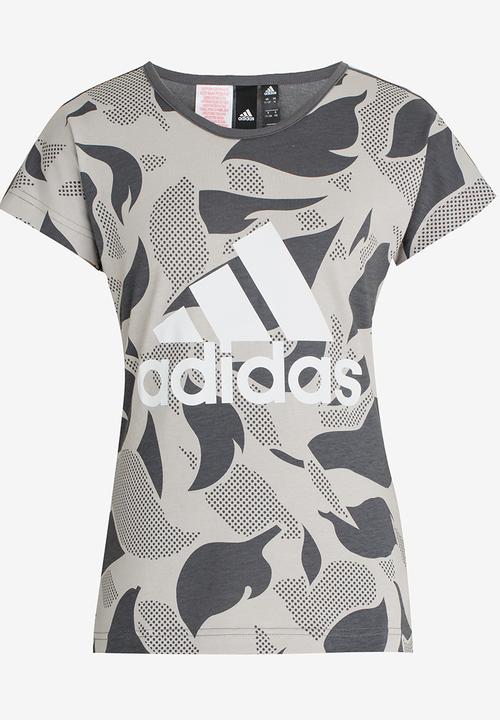 adidas Performance - Graphic Logo Tee Dark Grey