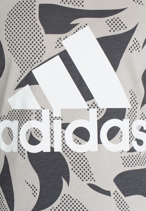 adidas Performance - Graphic Logo Tee Dark Grey