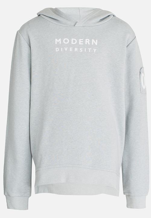 Name It - Printed hoodie - grey