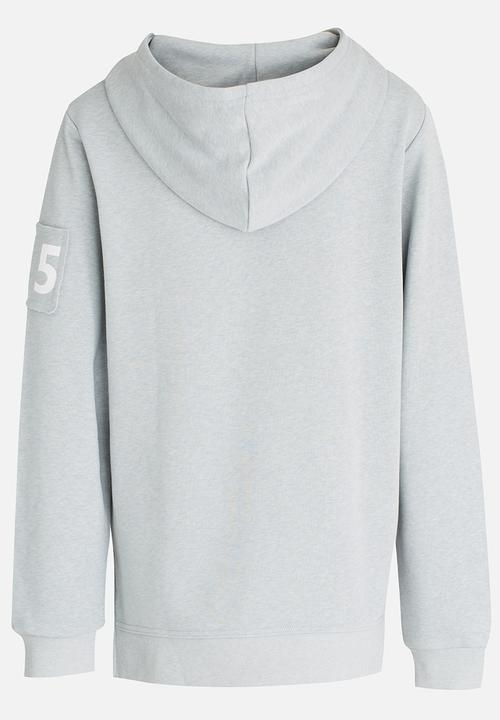 Name It - Printed hoodie - grey