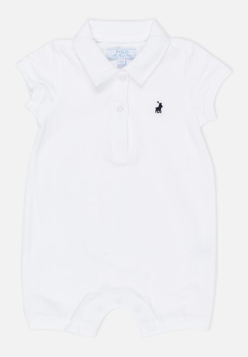 POLO - Alex Babygrow White