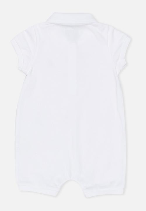 POLO - Alex Babygrow White