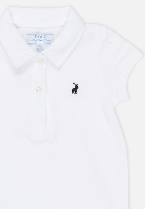 POLO - Alex Babygrow White