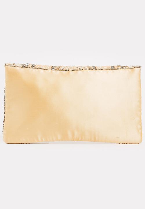 Joy Collectables - Beaded Clutch Bag Cream