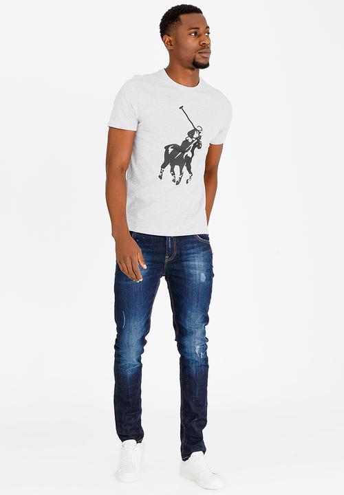 Polo Sport - Printed Cotton Tee Grey