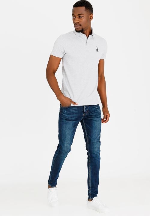 Polo Sport - Printed Cotton Golfer Grey Melange