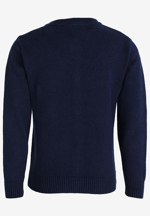 Pop Candy - Button Down Cardigan Navy