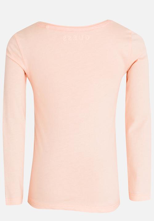 GUESS - Girls Shadow Peach Tee
