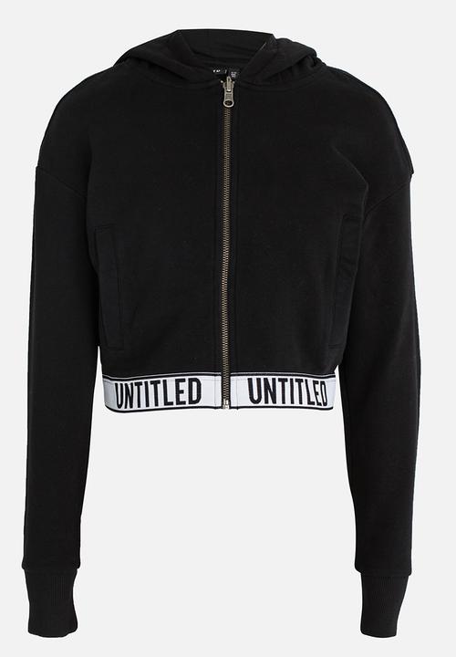 Name It - Short Sweat Hoody Black