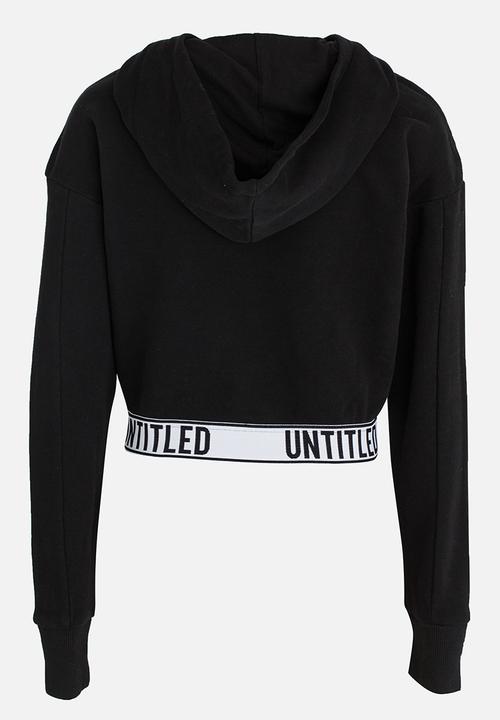 Name It - Short Sweat Hoody Black