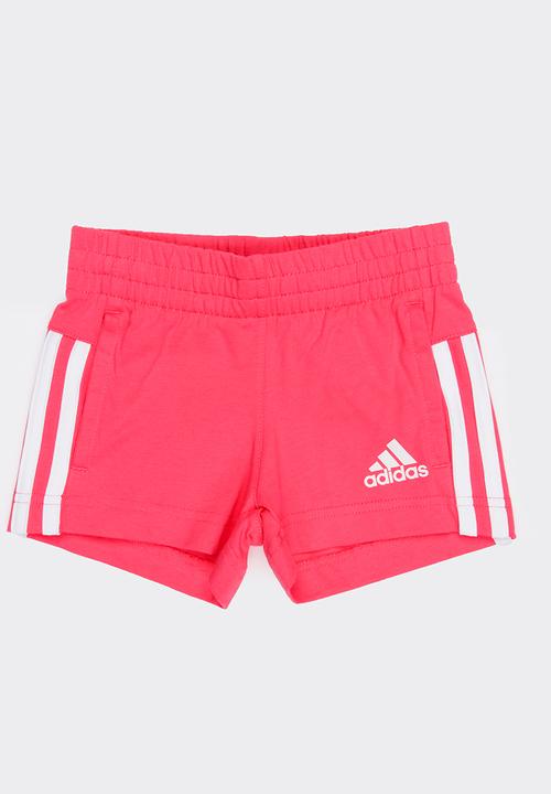 adidas Performance - Little Girls Knitted Short Dark Pink