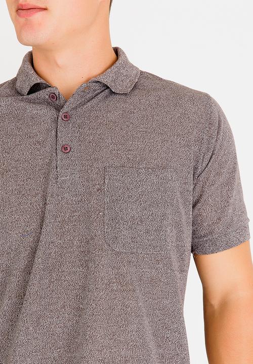 STYLE REPUBLIC - Pocket Detail Golfer Brown
