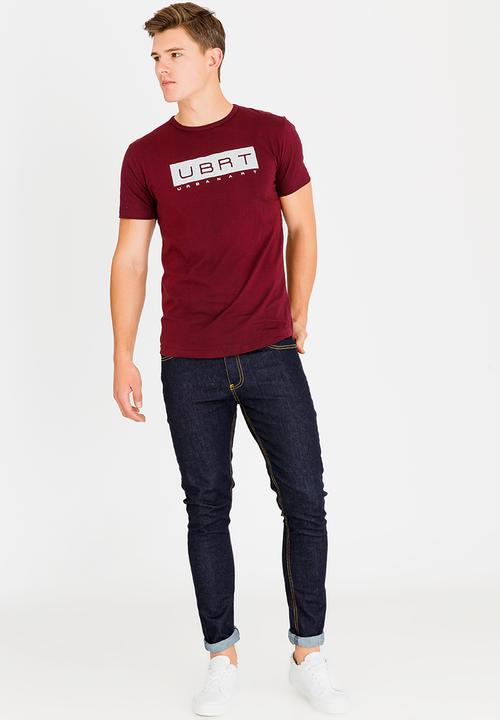 UrbanArt - Chase Crew Neck Top Burgundy