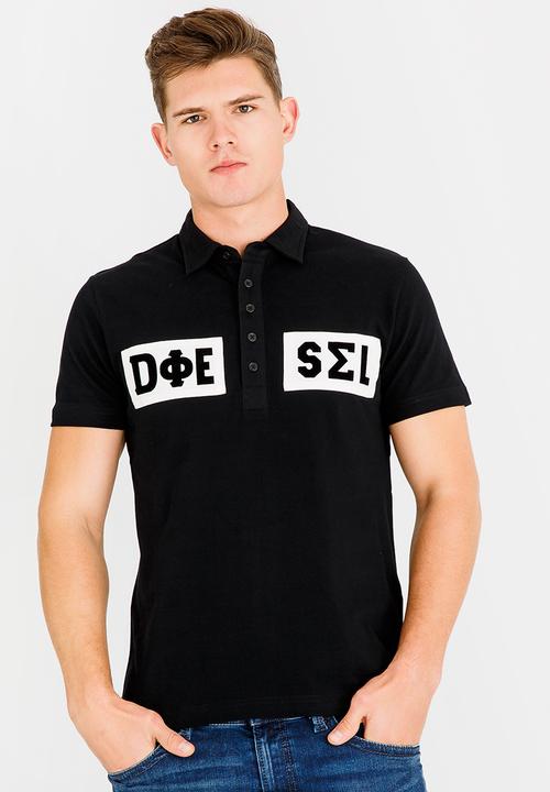 Diesel  - T-Diego-Polo - QC Golfer Black