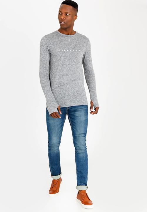 UrbanArt - Chill Crew Neck Top Grey