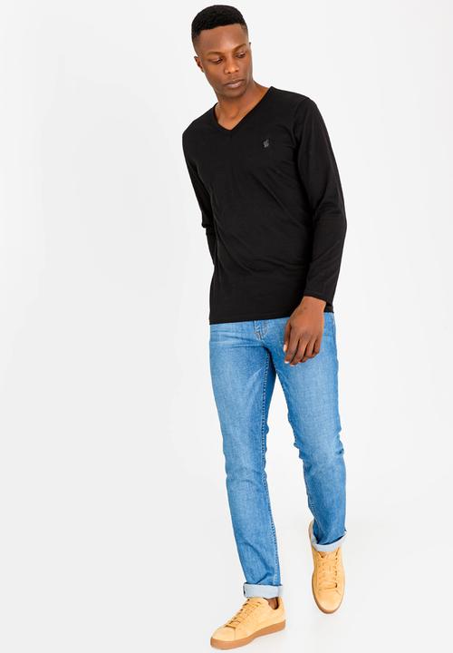 UrbanArt - Zander Crew Neck Top Khaki - green
