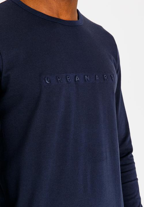 UrbanArt - Jax Cew Neck Top Navy