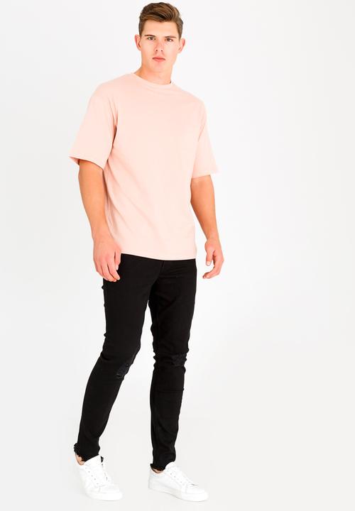 Only & Sons - Boxy Crew Neck Tee Pale Pink