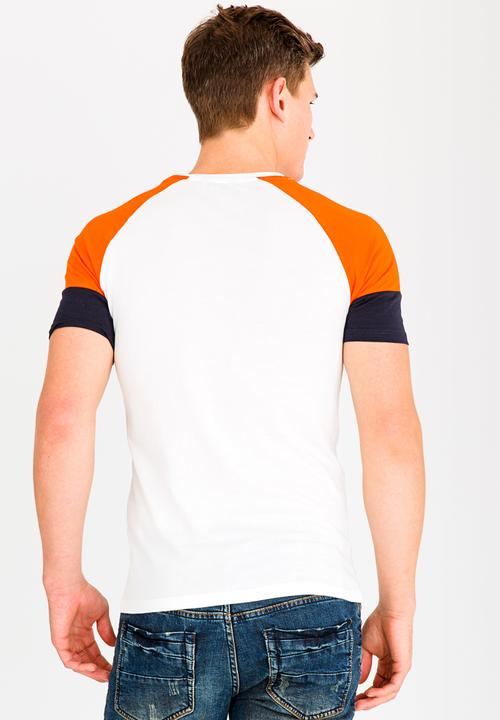 Only & Sons - Raglan Crew Neck Tee White