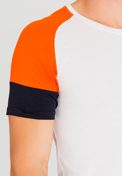 Only & Sons - Raglan Crew Neck Tee White