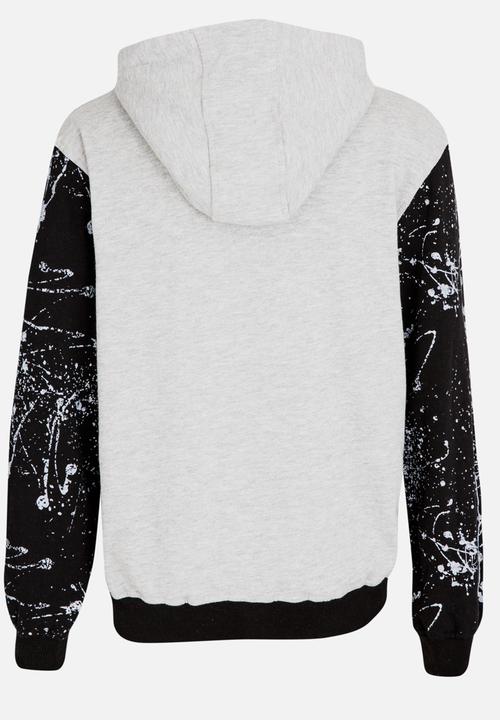 Pop Candy - Printed  Jacket Grey