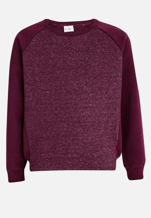 Pop Candy - Sweat Top Burgundy