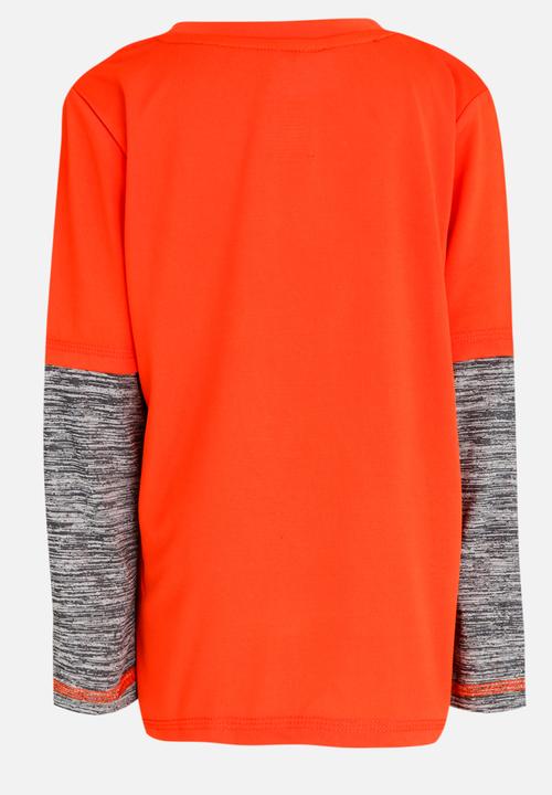 Pop Candy - Printed Long Sleeve Tee Red