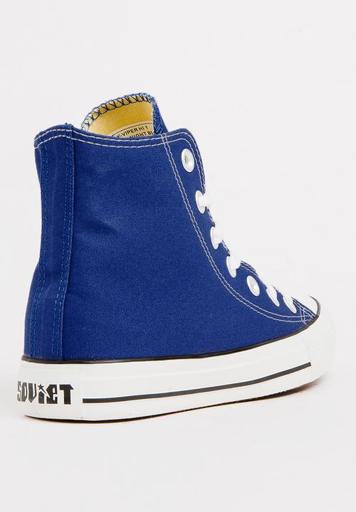 SOVIET - Viper Hi Cut Sneaker Dark Blue
