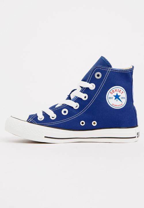 SOVIET - Viper Hi Cut Sneaker Dark Blue