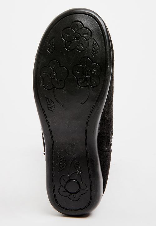 Franco Rossi - Long Boot with Flap Detail Black