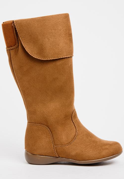 Franco Rossi - Long Boot with Flap Detail Brown