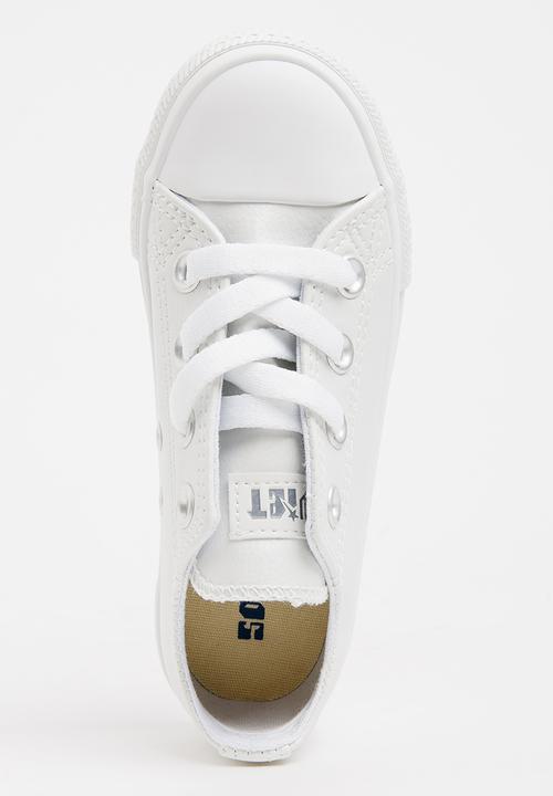 SOVIET - Viper Low Cut Sneaker PU Mono White