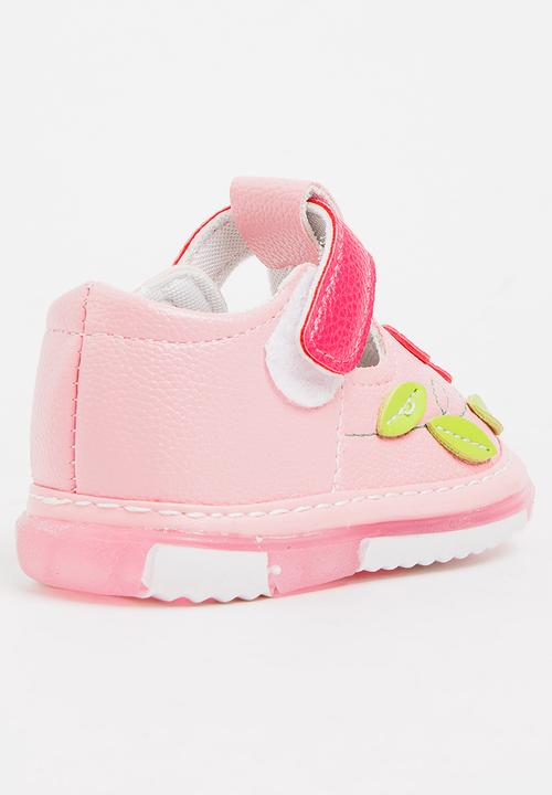 Pop Candy - Flower Printed Pump Mid Pink