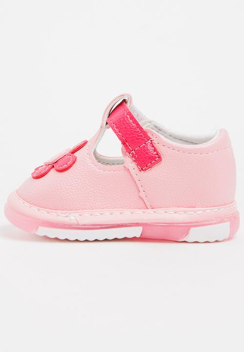 Pop Candy - Flower Printed Pump Mid Pink