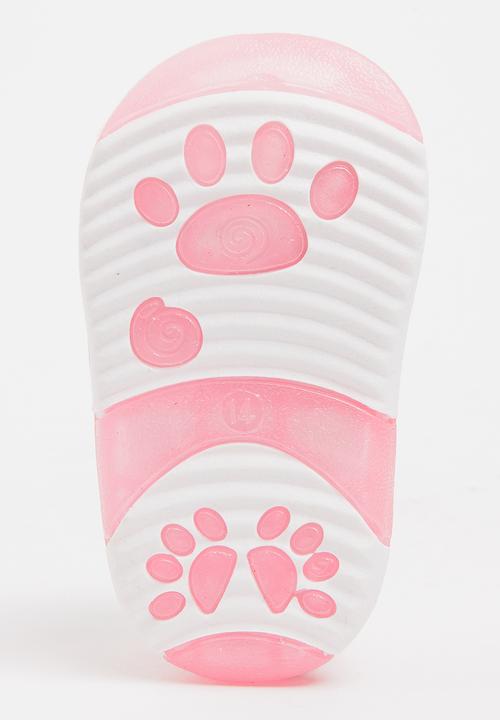 Pop Candy - Flower Printed Pump Mid Pink