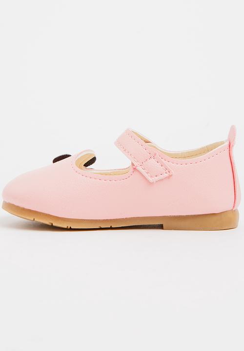 Pop Candy - Flower Printed Pump Mid Pink